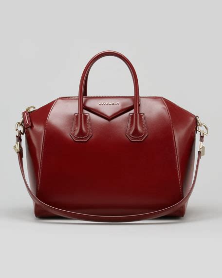 givenchy antigona medium burgundy